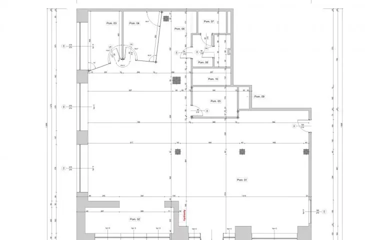 Postpandemic coworking space in Szczecin, inventory