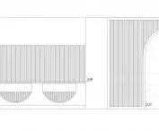 Post-pandemic coworking space in Szczecin, Layout A-A