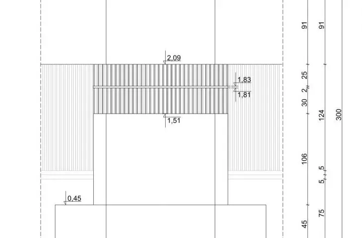 Postpandemic coworking space in Szczecin, E-E Layout