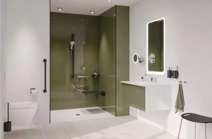 Think about installing a chair in the shower