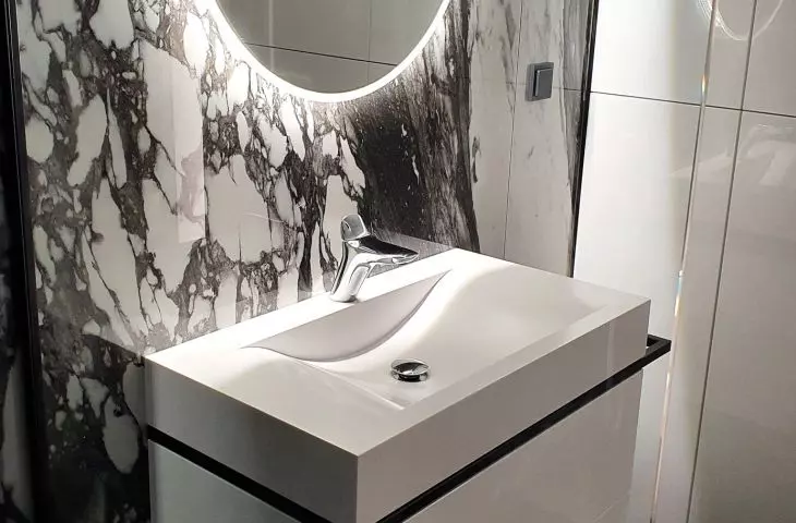 Cahaya Design SAJLU small version Corian Glacier White_.
