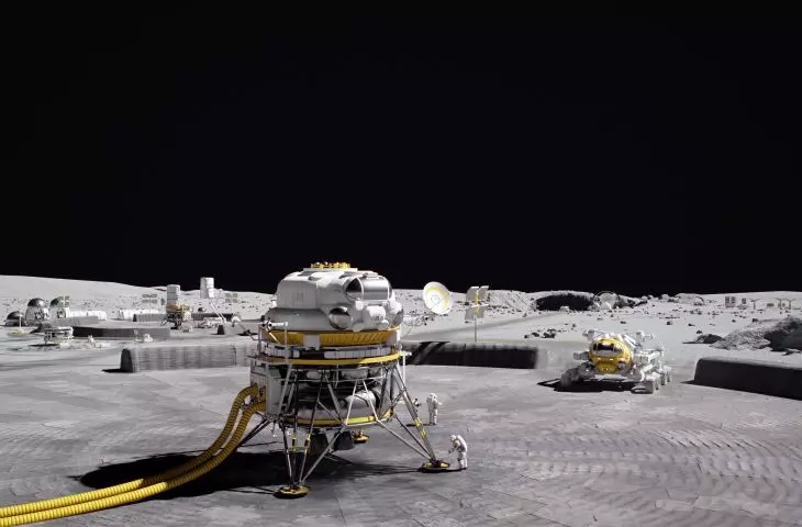 Lunar station environment, rover