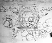 Design sketch of the station