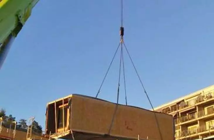 Installation of the prefabricated module