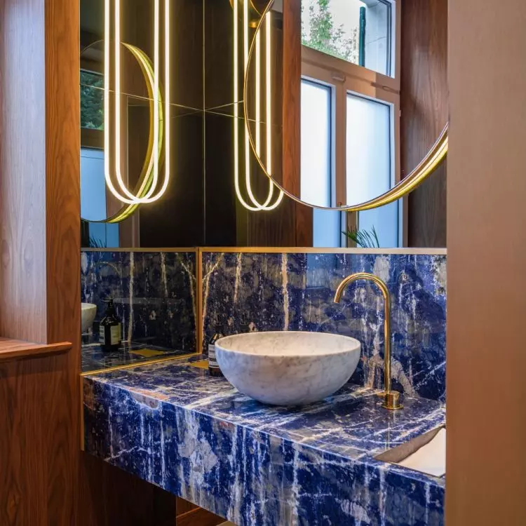 Opt for quality materials such as stone and natural wood