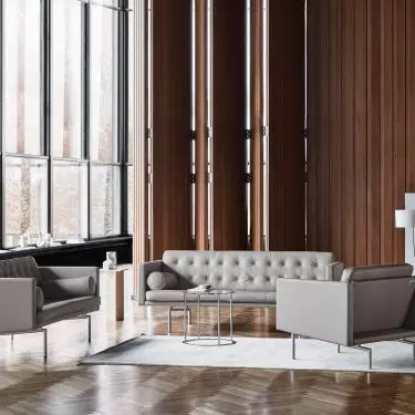 Choose simple furniture with interesting details