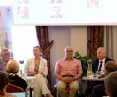 od lewej: Małgorzata Tomczak, Tadeusz Markowski, Małgorzata Nowodworska, Aleksander Noworól, Jerzy Muzyk, Janusz Sepioł, Piotr Legerski