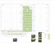 AGH multipurpose sports hall, roof plan