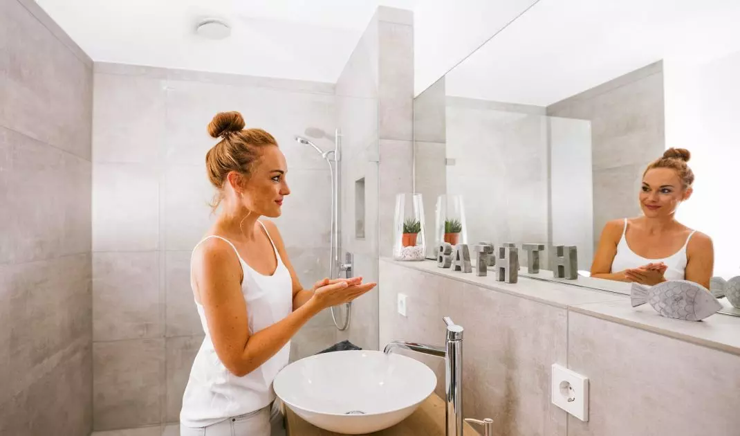 Ventilation in the bathroom prevents the growth of mold and mildew
