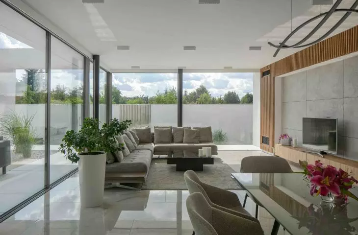 inside the house