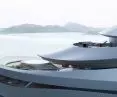 Main deck - is a partially covered, representative area with a centrally located swimming pool 