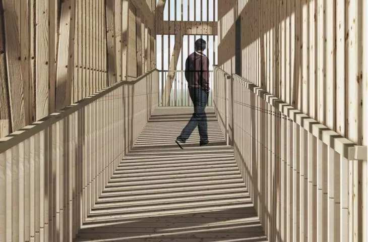 path to the tower