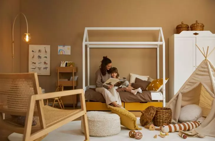 A room for a school-age child should combine a place for study, rest and play