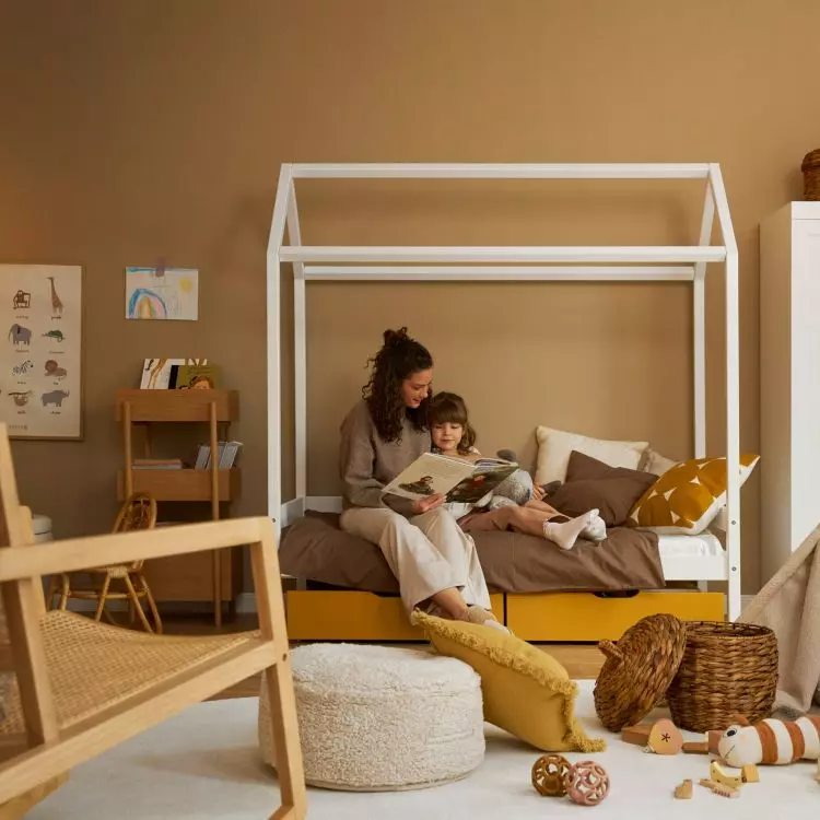 A room for a school-age child should combine a place for study, rest and play