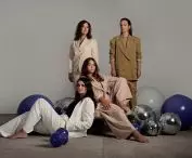 Zespół Nanowo, od lewej siedzą: Magda Kubuszok, Daria Domoradzka, stoją: Aleksandra Gwiżdż, Natalia Gurak
