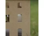 A fragment of a model of the palace