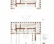 First floor and mezzanine floor plan of the Brühl Palace