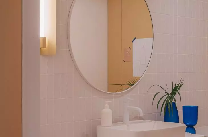 bright bathroom interior