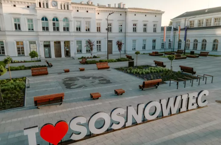Fulco System brand products were used in the revitalization of the area in front of the railway station in Sosnowiec