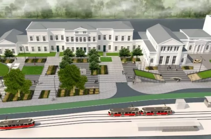 Fulco System brand products were used in the revitalization of the area in front of the railway station in Sosnowiec
