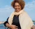 Lesley Lokko - curator of this year's Biennale, a Ghanaian and Scottish-born architect, professor and writer