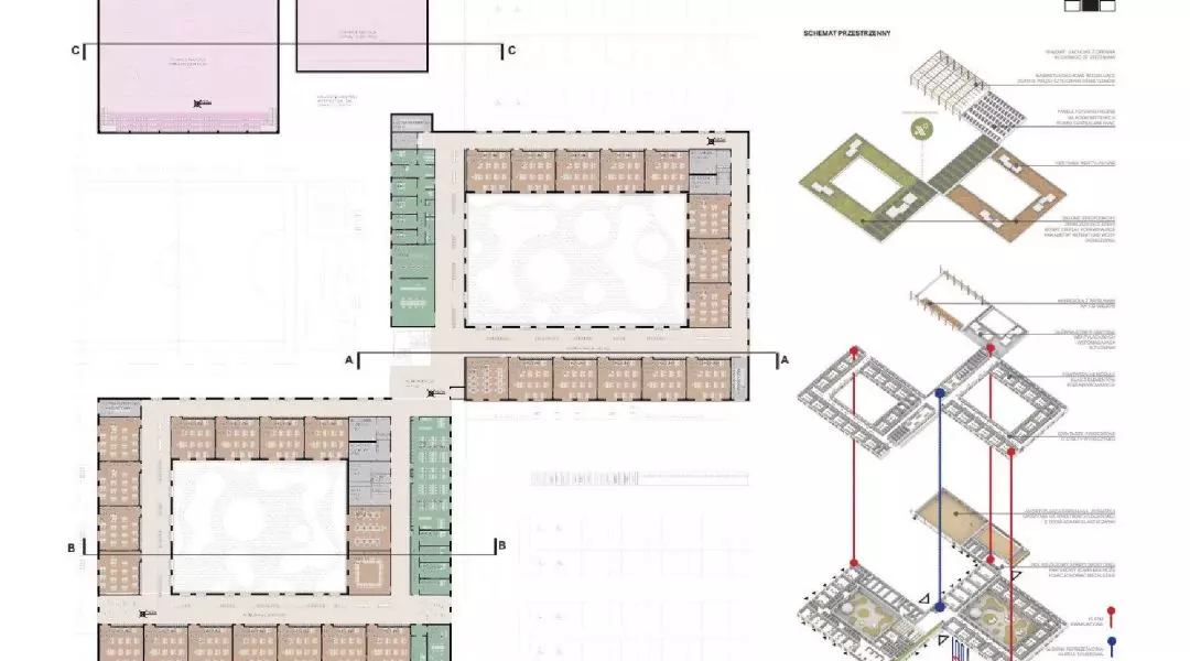 II Nagroda, proj.: Marek Chaciński ARCHITEKT