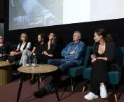 jedna z Archi Prelekcji. Od lewej: Mariusz Twardowski, Dorota Omylska, Karol Nieradka, Barbara Marchiwcka, Wojciech Niebrzydowski, Marlena Pilch
