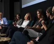 Od lewej: Dorota Omylska, Sandra Przepiórkowska, Anna Becker, Karol Nieradka i Paweł Paradowski