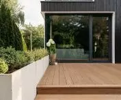 glazing on the garden side