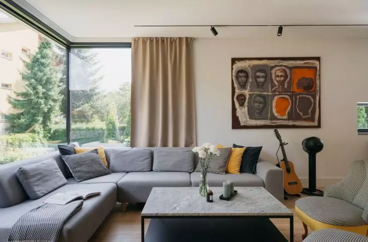 inside the house