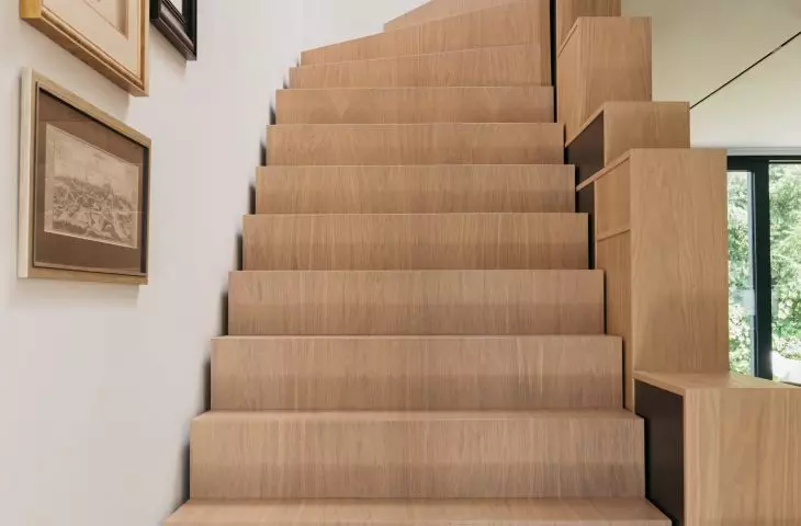 wooden staircase