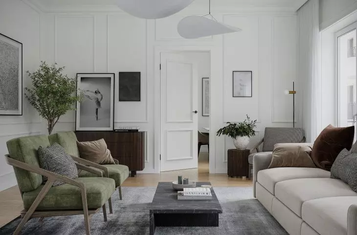 4 ŻYWIOŁY P/ POWIETRZE Model P.3 w białej Okleinie Podkładowej
