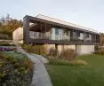 House based on a slope, Poznań, designed by Wrzeszcz Architects - Borys and Mariusz Wrzeszcz, Jarosław Bajer / interiors by EV Archiects - Ewelina Jankowska