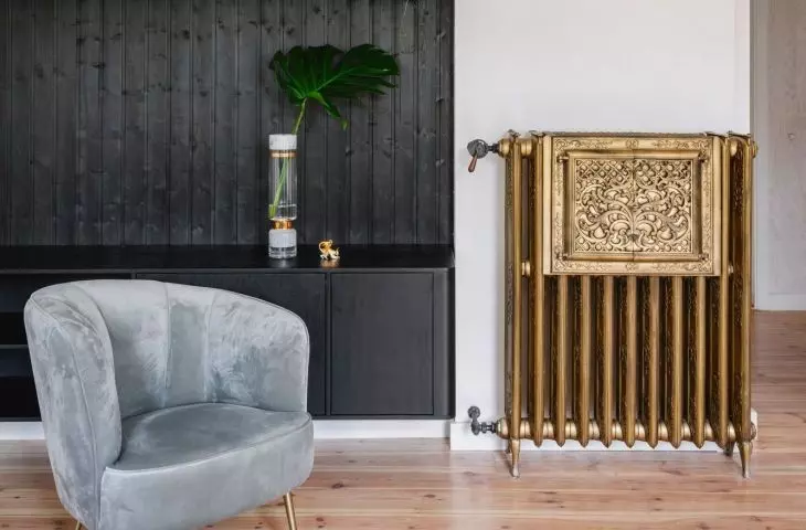 You can easily renew old paneling by painting it in an interesting color