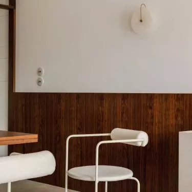 Traditionally, wainscoting is made of wood