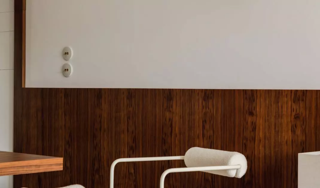 Traditionally, wainscoting is made of wood