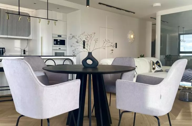 The apartment is located at the port of Gdynia