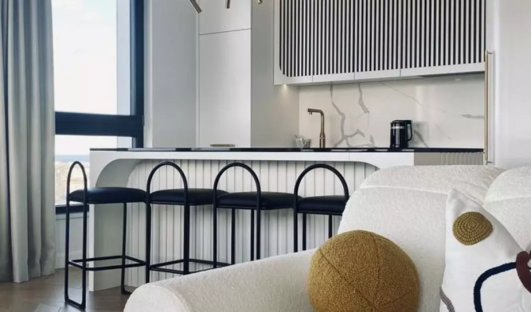 Small kitchen hides plenty of storage space