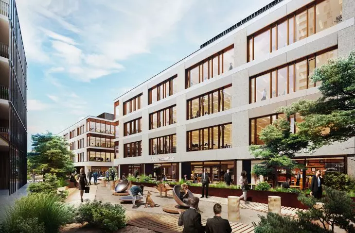 The office and residential parts of the Gdynia Waterfront complex will be ready in mid-2024