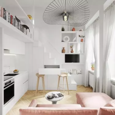 Mezzanine apartment