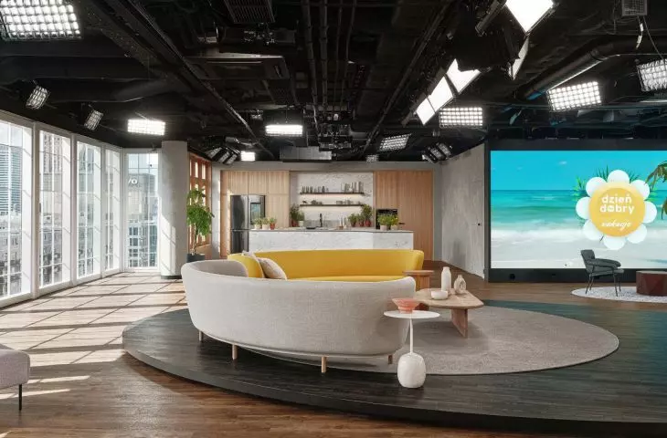 after the makeover, the location of the kitchen has changed