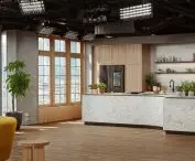 Kitchen countertop designed to better display dishes