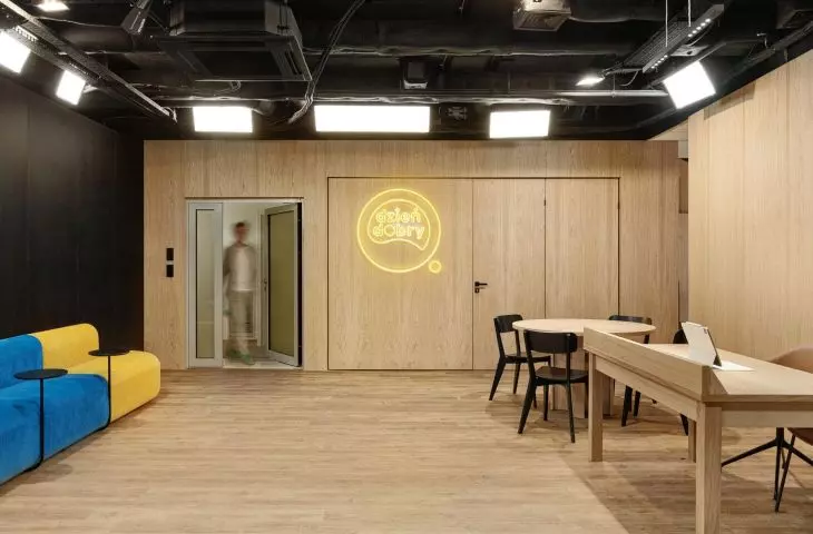 TV studio interior 