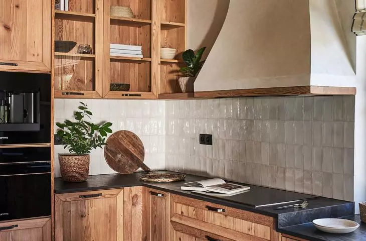 Kitchen cabinetry was created on the basis of an architect's design