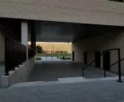 dom studencki „Meteor” w kampusie Morasko, Poznań, proj. Dedeco