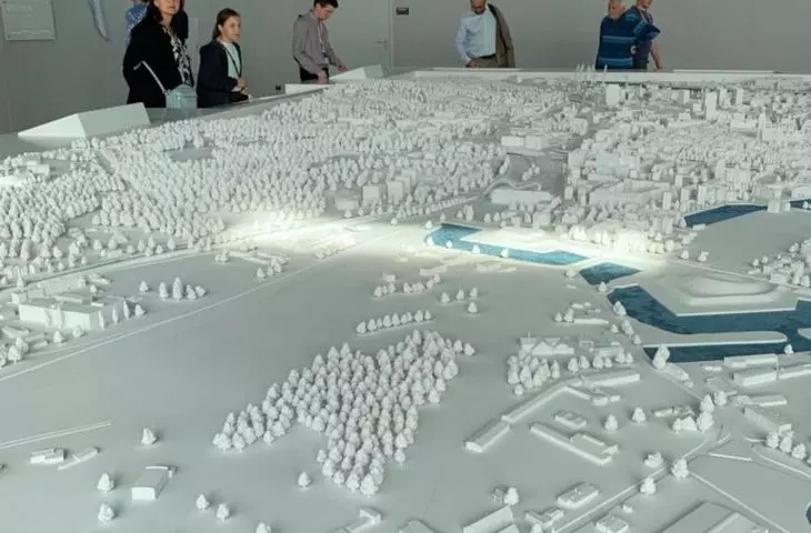Mapa śródmieścia Gdańska
