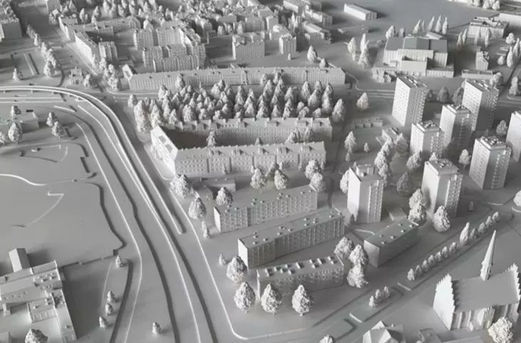 Map of downtown Gdansk