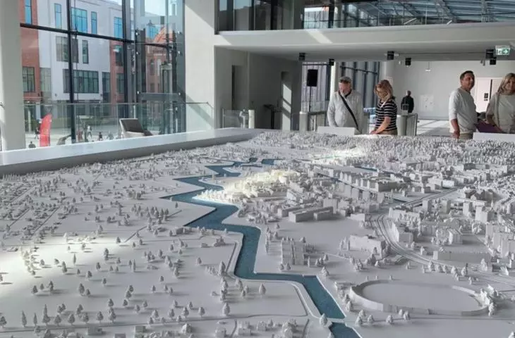 Mapa śródmieścia Gdańska