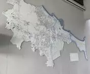 W sali z makietą znajduje się też mapa miasta