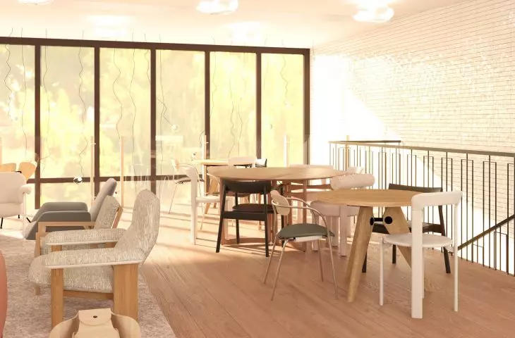 Interior of the common living room